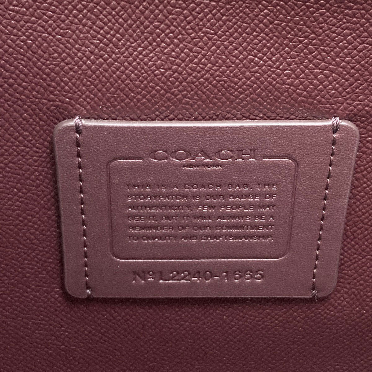 コーチ 1665 シグネチャー トートバッグ 中古 商品画像7