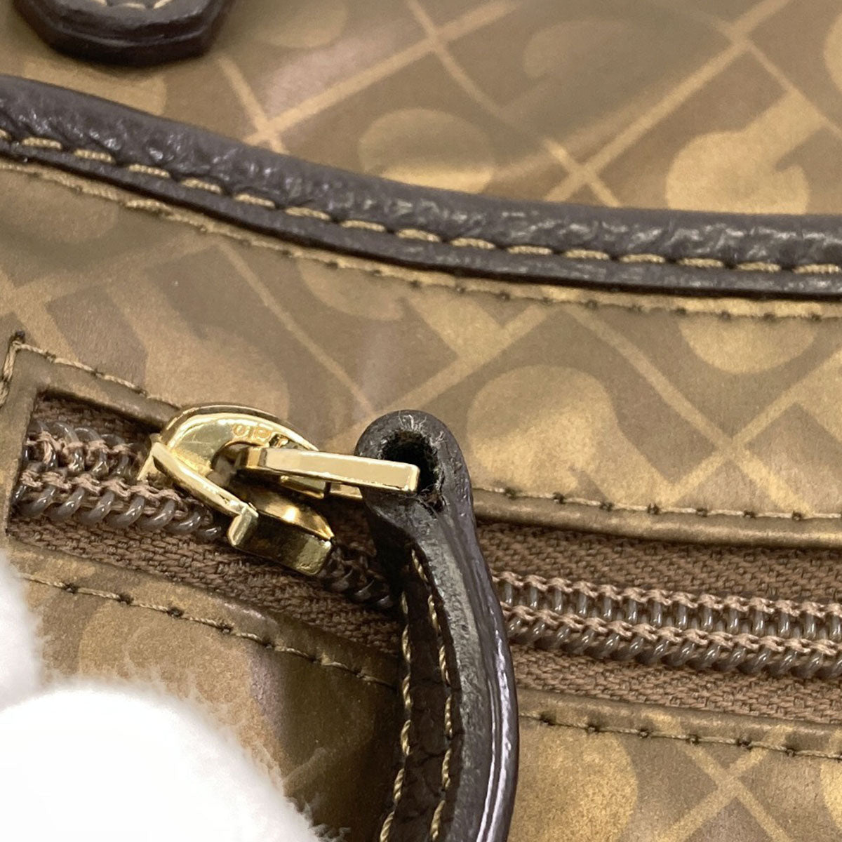 ゲラルディーニ ロゴモチーフ ソフティ ハンドバッグ 中古 商品画像10