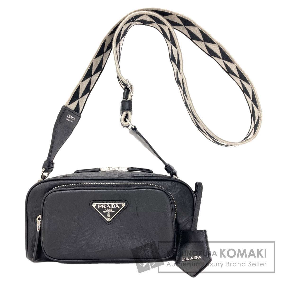 プラダ ロゴ ショルダーバッグ 中古 商品画像1
