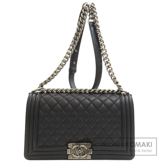 シャネル ボーイシャネル シルバー金具 ショルダーバッグ 中古 商品画像1