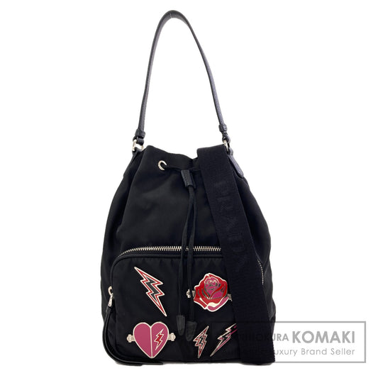 プラダ バッジ ハート 雷 2WAY ハンドバッグ 中古 商品画像1