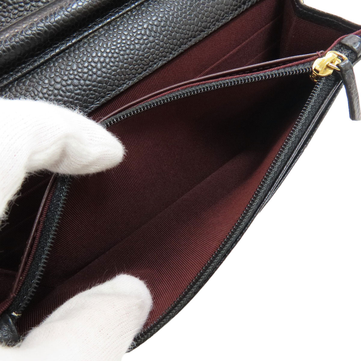 シャネル チェーンウォレット マトラッセ ゴールド金具 長財布（小銭入れあり） 中古 商品画像8