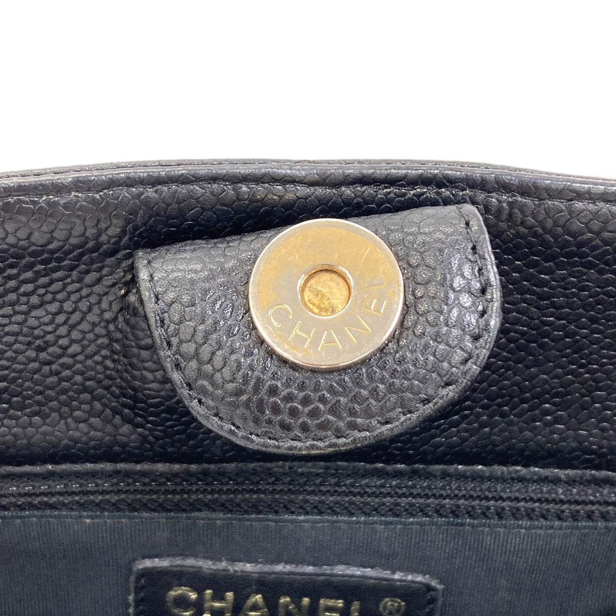 シャネル プチ ショッピング PST マトラッセ ゴールド金具 トートバッグ 中古 商品画像13