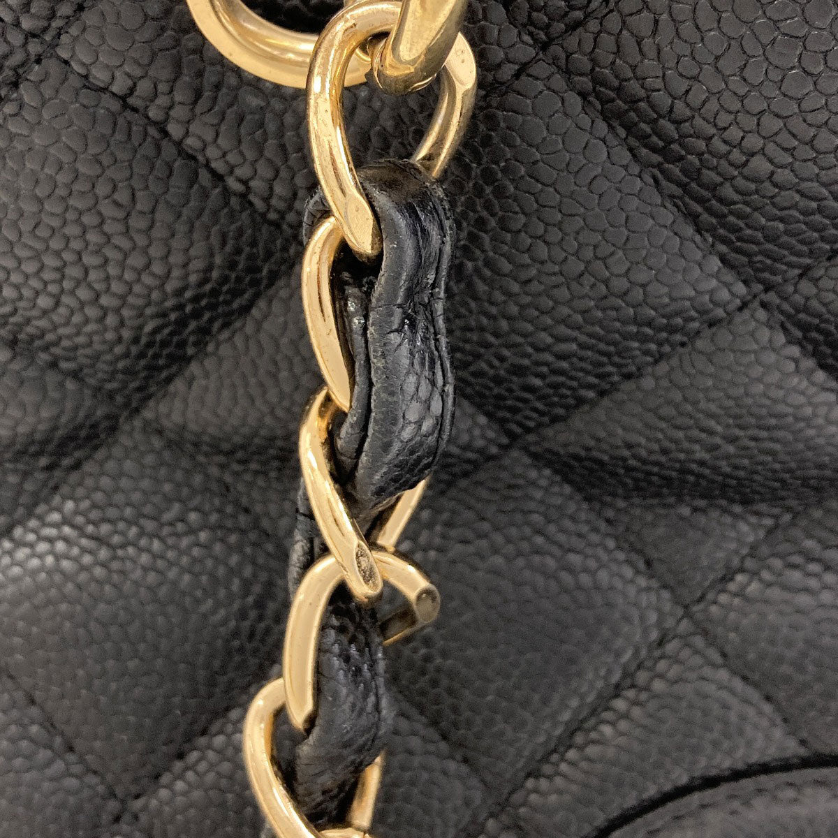 シャネル プチ ショッピング PST マトラッセ ゴールド金具 トートバッグ 中古 商品画像17