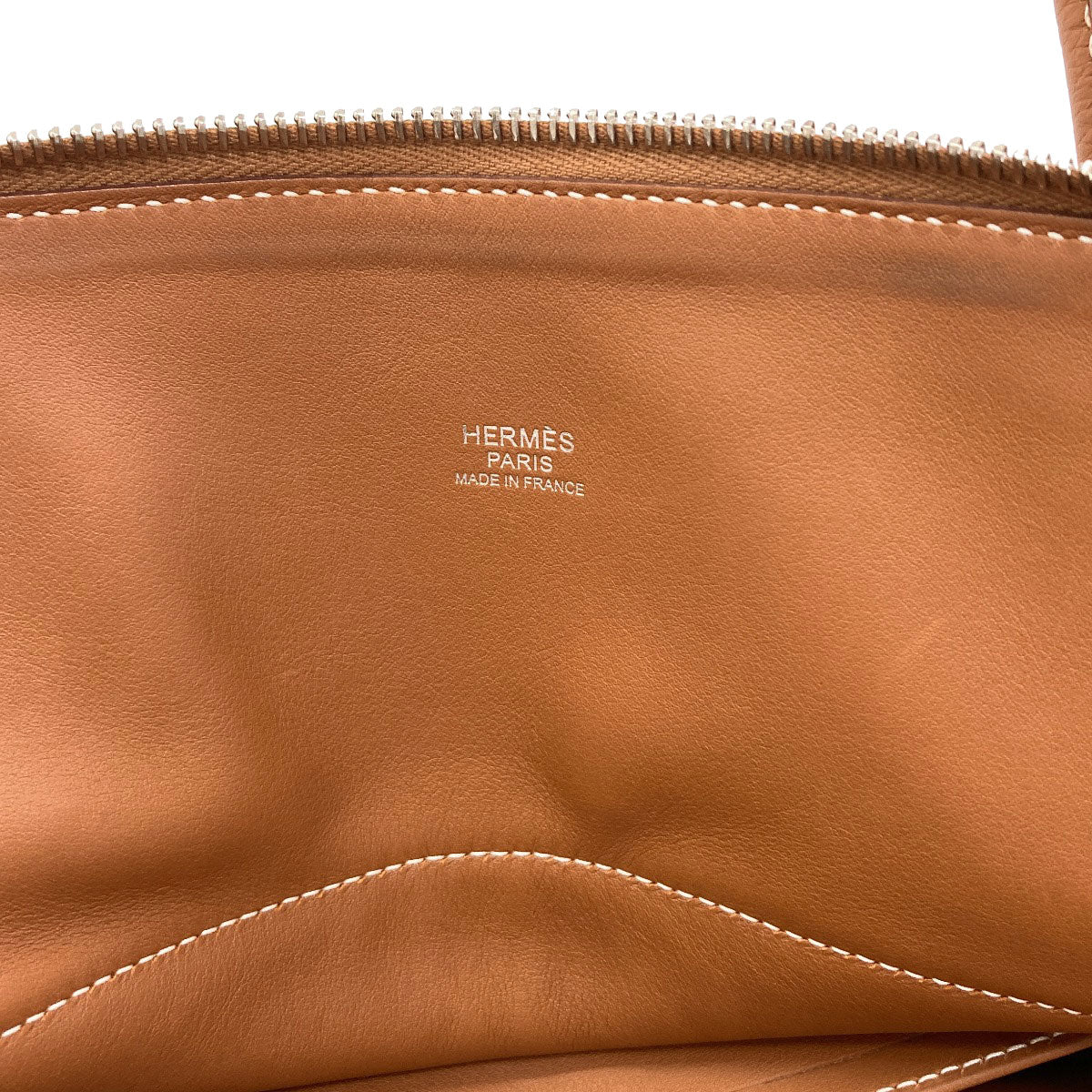 エルメス ボリード31 ゴールド シルバー金具 ハンドバッグ 中古 商品画像7