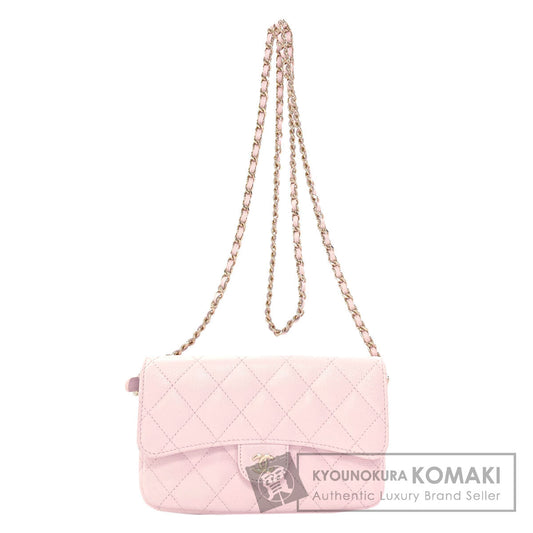 シャネル AP2096 フラップ フォンケース ゴールド金具 ショルダーバッグ 中古 商品画像1