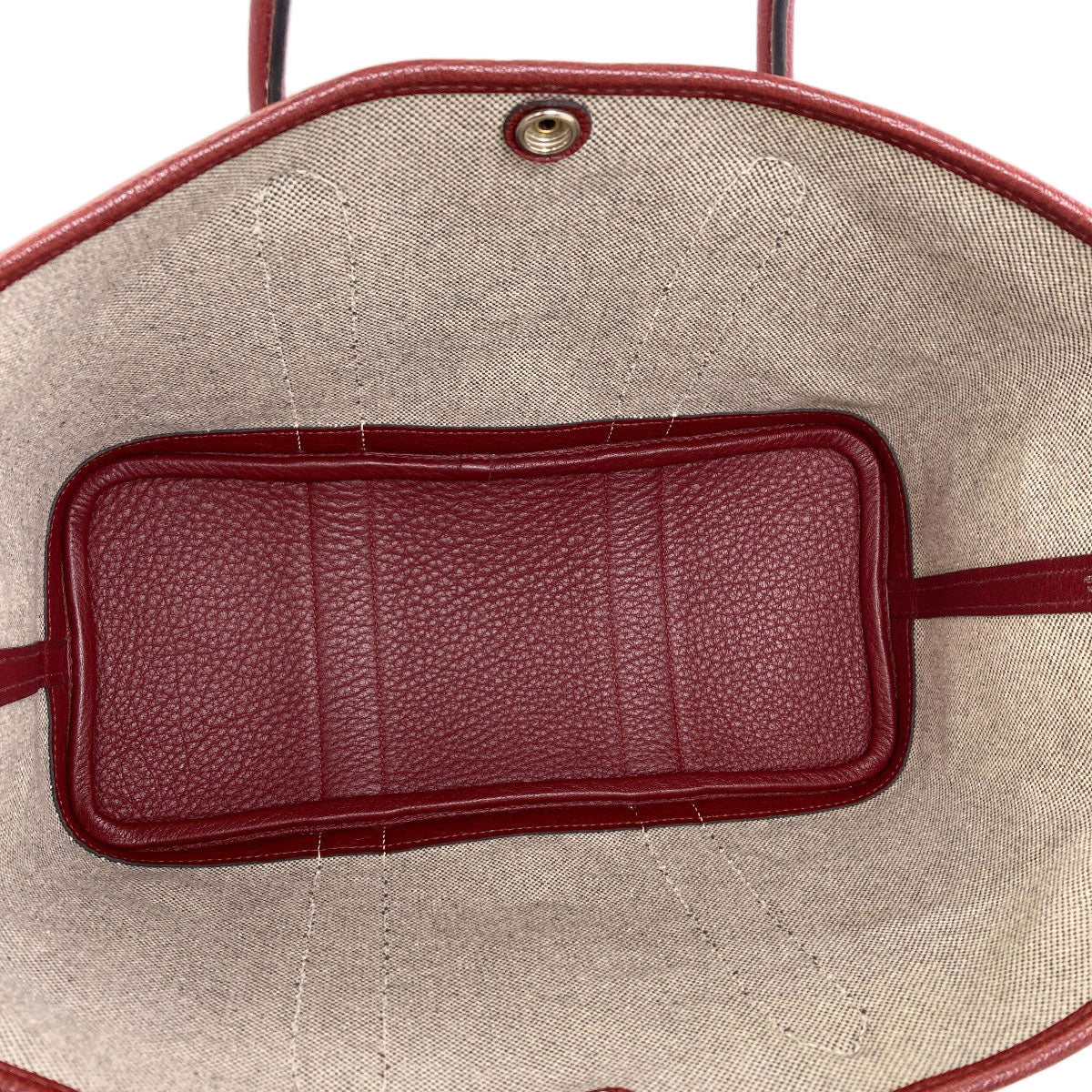 エルメス ガーデンパーティTPM シルバー金具 ハンドバッグ 中古 商品画像6