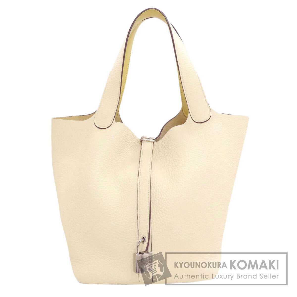 エルメス ピコタンロックMM エクラ シルバー金具 ハンドバッグ 中古 商品画像1