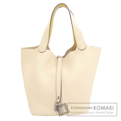エルメス ピコタンロックMM エクラ シルバー金具 ハンドバッグ 中古 商品画像1