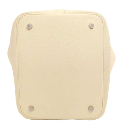 エルメス ピコタンロックMM エクラ シルバー金具 ハンドバッグ 中古 商品画像5