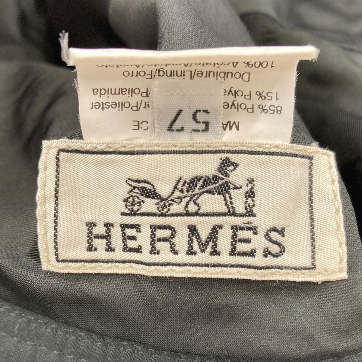エルメス バケットハット 帽子 中古 商品画像6