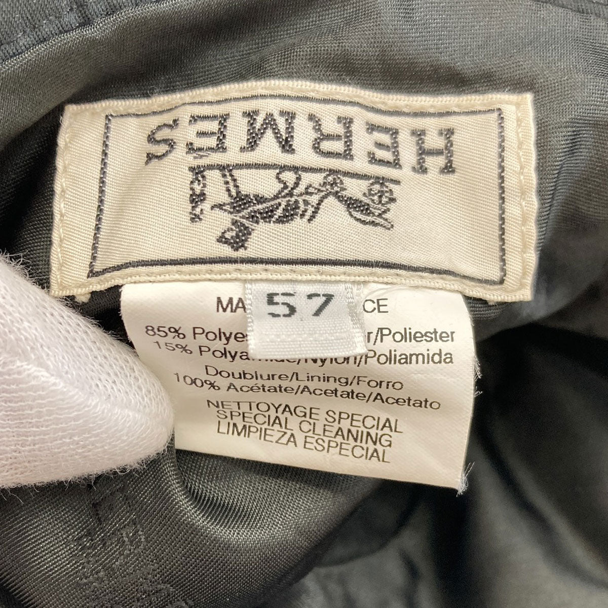 エルメス バケットハット 帽子 中古 商品画像7