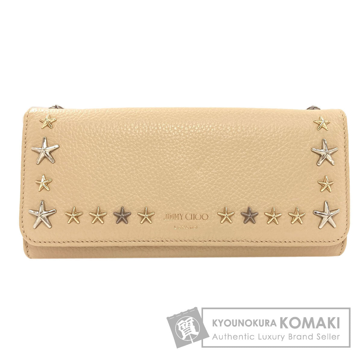 ジミーチュウ スターモチーフ スタッズ 長財布（小銭入れあり） 中古 商品画像1