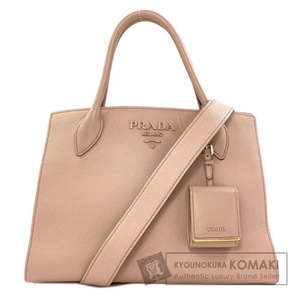 プラダ モノクローム 2WAY ハンドバッグ 中古 商品画像1