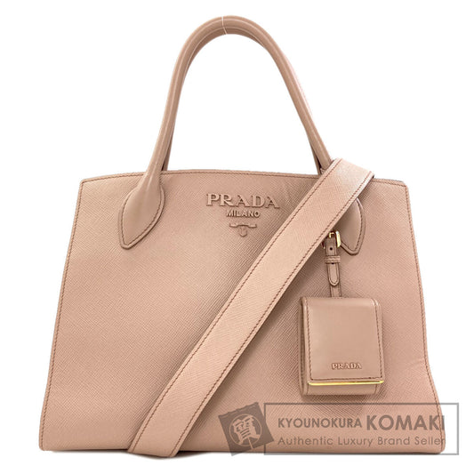 プラダ モノクローム 2WAY ハンドバッグ 中古 商品画像1