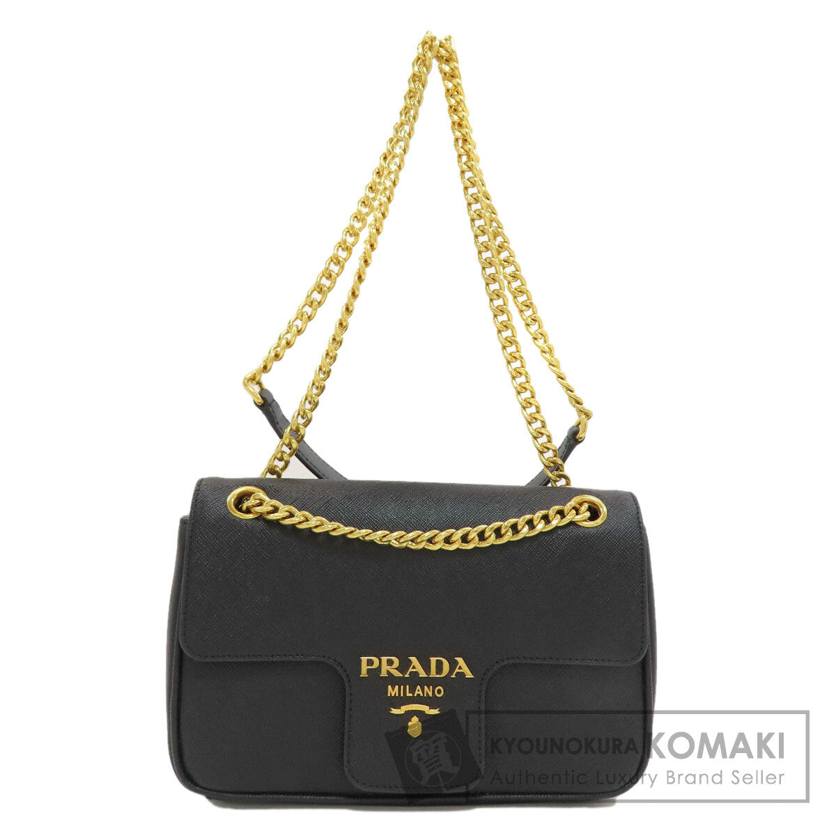 プラダ チェーンショルダー ショルダーバッグ 中古 商品画像1