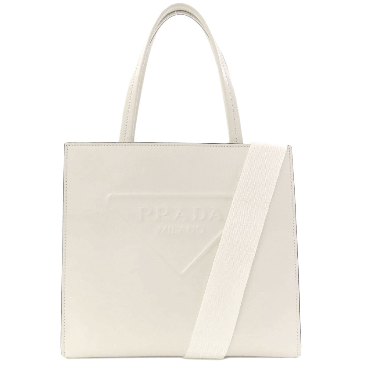 プラダ 1BG382 トライアングルロゴ ハンドバッグ 中古 商品画像2