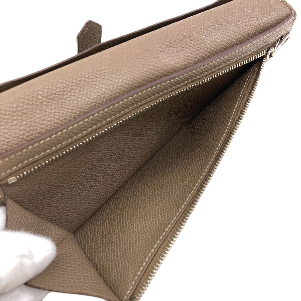 エルメス ベアンスフレ シルバー金具 長財布（小銭入れあり） 中古 商品画像7