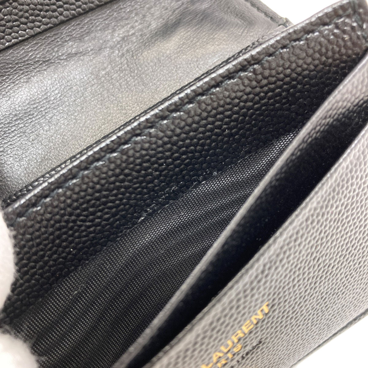 サンローラン カサンドラ 二つ折り財布（小銭入れあり） 中古 商品画像11