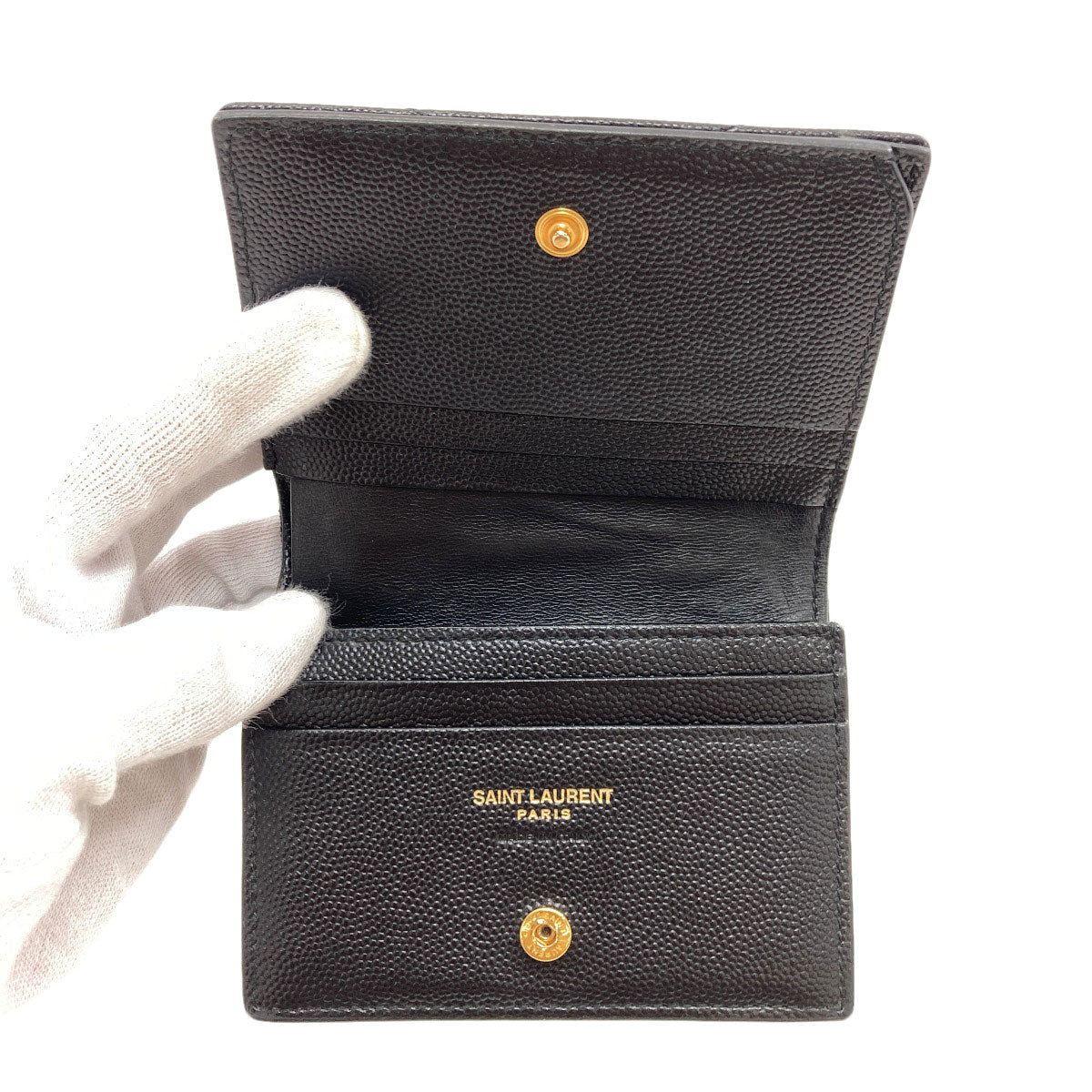 サンローラン カサンドラ 二つ折り財布（小銭入れあり） 中古 商品画像5