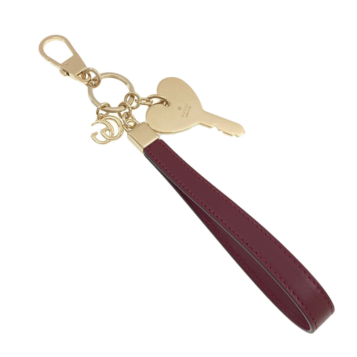 グッチ ハートシェイプ キーチェーン キーホルダー 中古 商品画像3