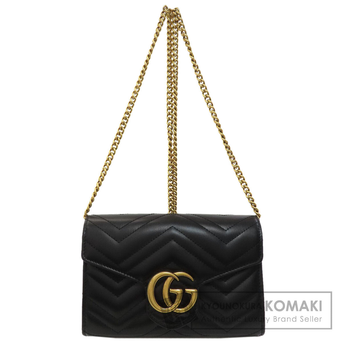 グッチ 474575 チェーンウォレット GGマーモント ショルダーバッグ 中古 商品画像1