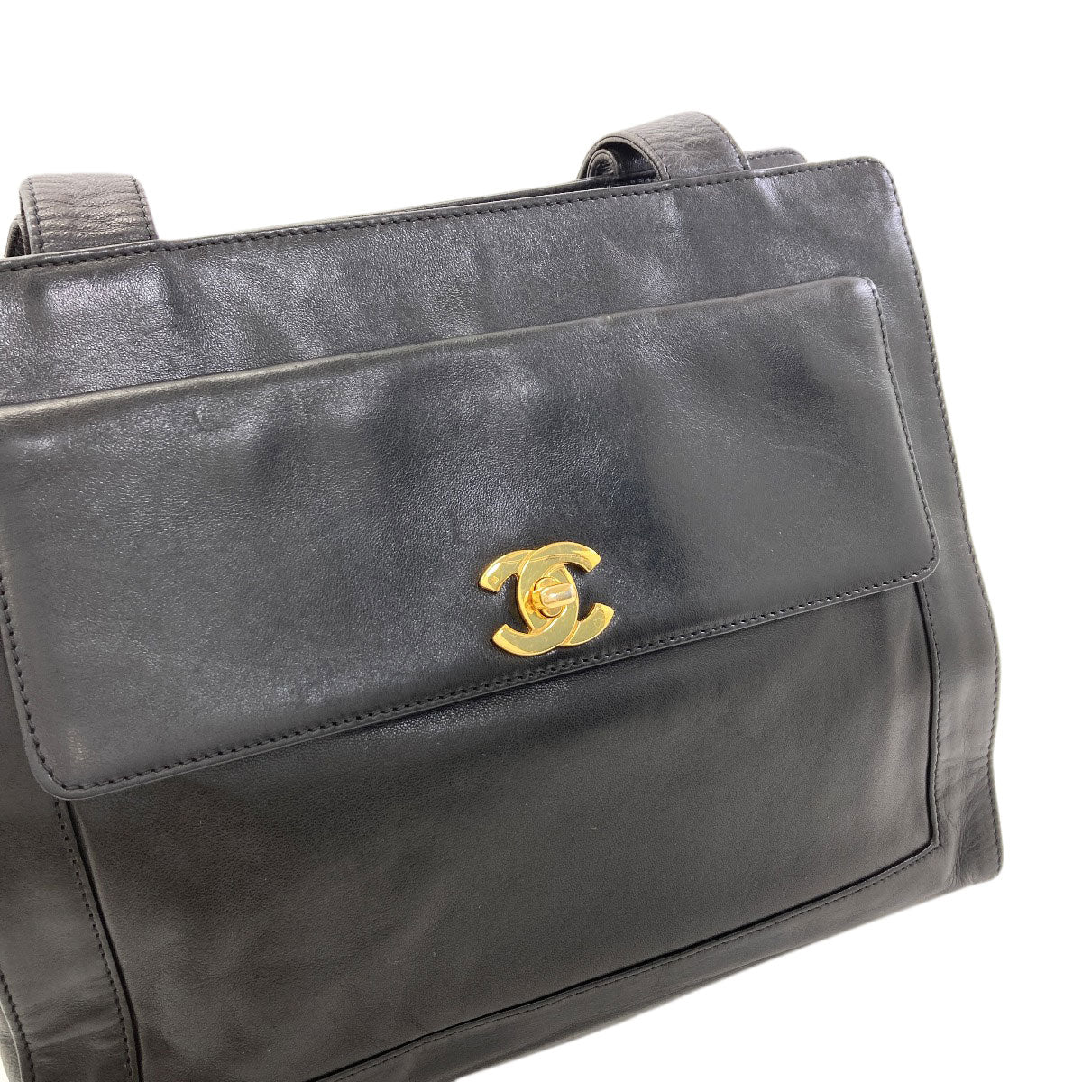 シャネル ココマーク ゴールド金具 トートバッグ 中古 商品画像12