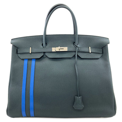 エルメス バーキン40 オフィサー ヴェールシプレ シルバー金具 ハンドバッグ 中古 商品画像2