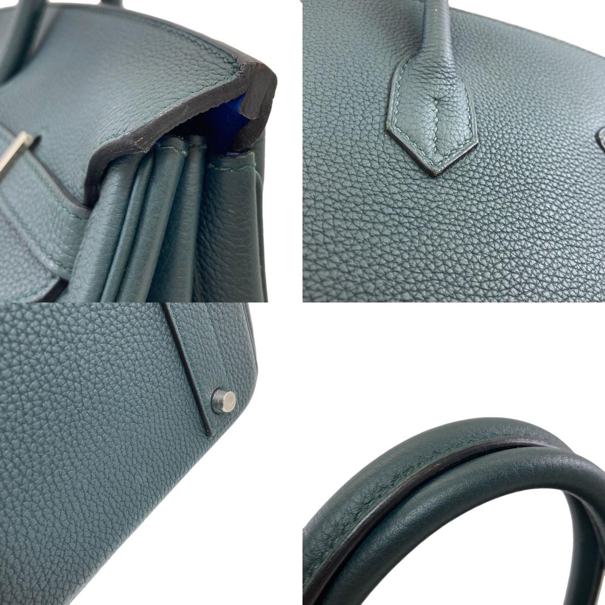 エルメス バーキン40 オフィサー ヴェールシプレ シルバー金具 ハンドバッグ 中古 商品画像19