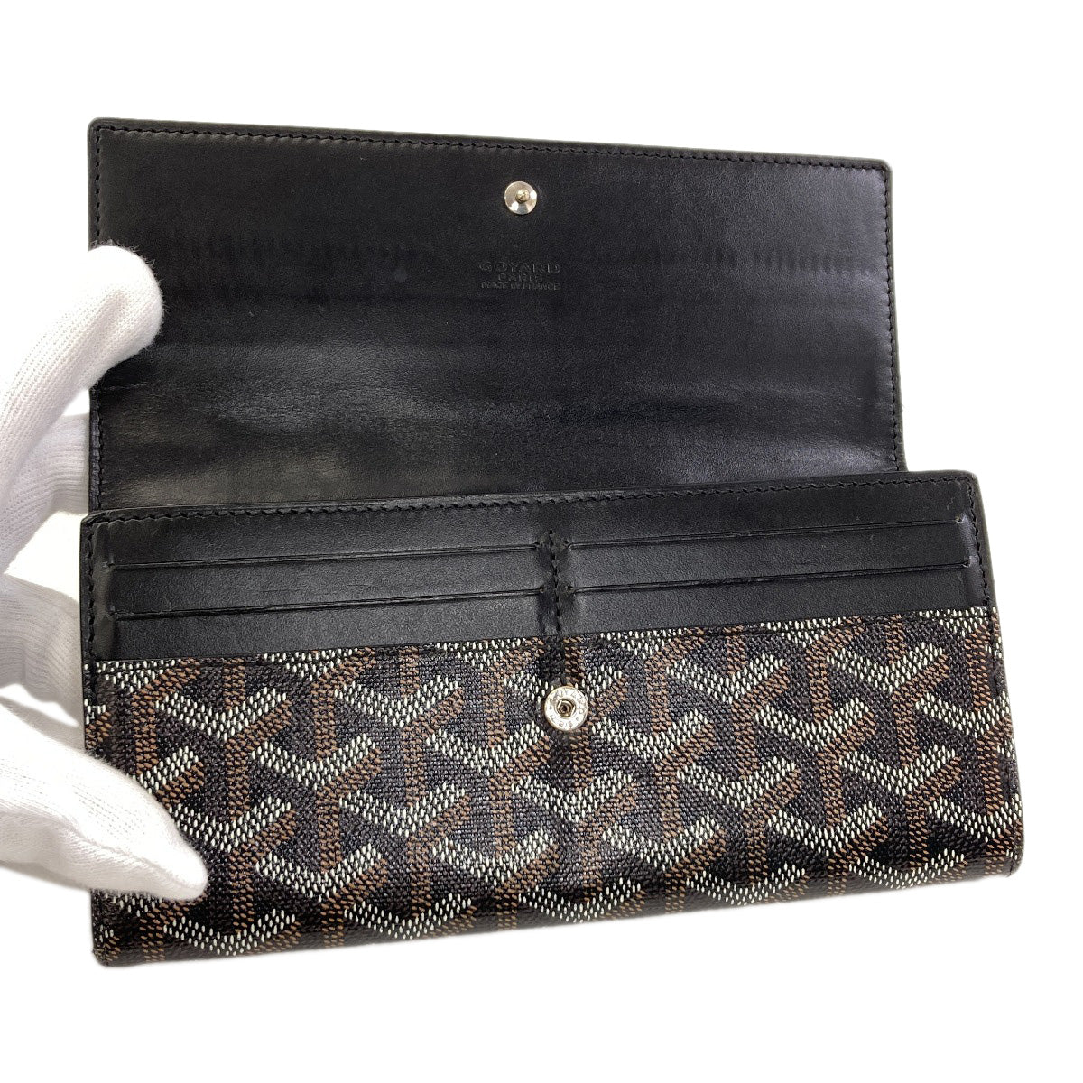 ゴヤール ヘリンボーン柄 長財布（小銭入れあり） 中古 商品画像5