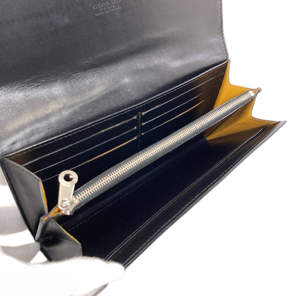 ゴヤール ヘリンボーン柄 長財布（小銭入れあり） 中古 商品画像6