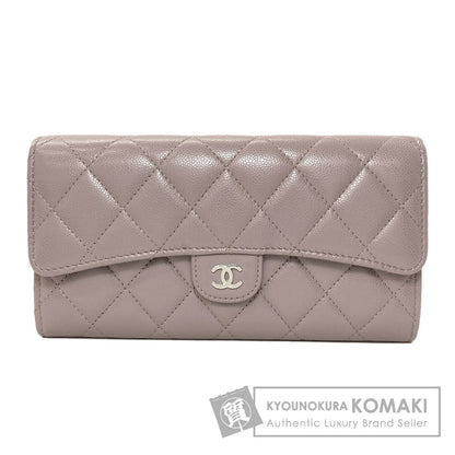 シャネル マトラッセ クラシック ロング シルバー金具 長財布（小銭入れあり） 中古 商品画像1