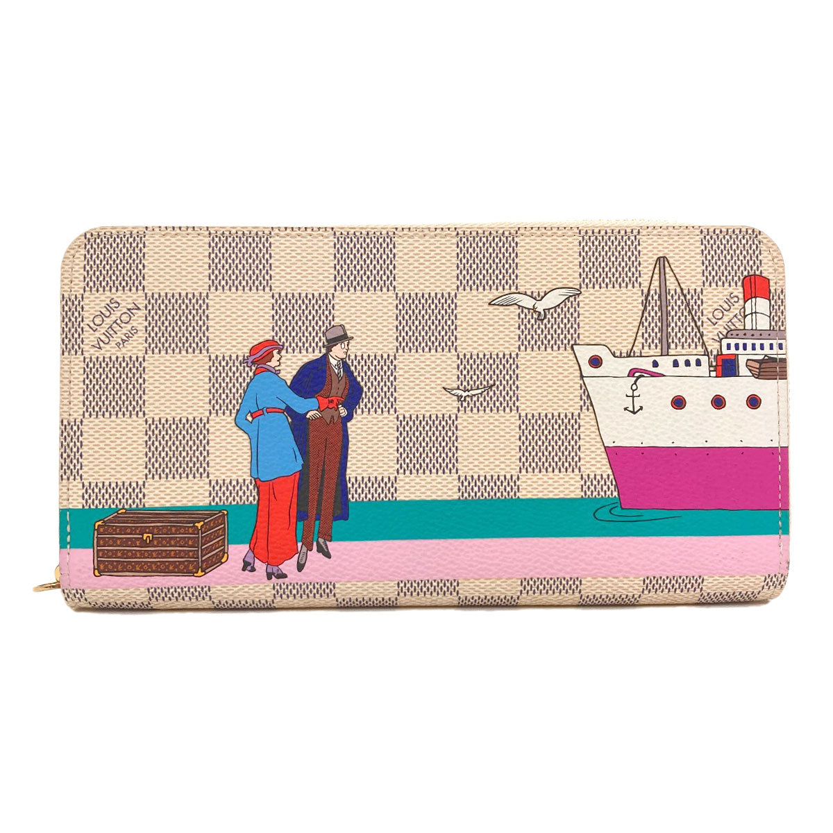 ルイヴィトン N41668 ジッピー・ウォレット 大西洋クルーズ 長財布（小銭入れあり） 中古 商品画像2
