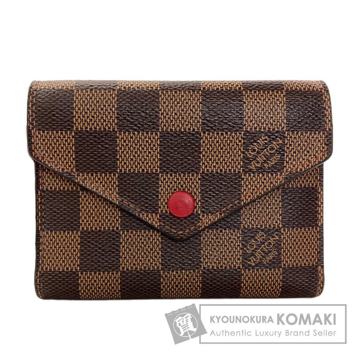 ルイヴィトン N41659 ポルトフォイユ・ヴィクトリーヌ 二つ折り財布（小銭入れあり） 中古 商品画像1