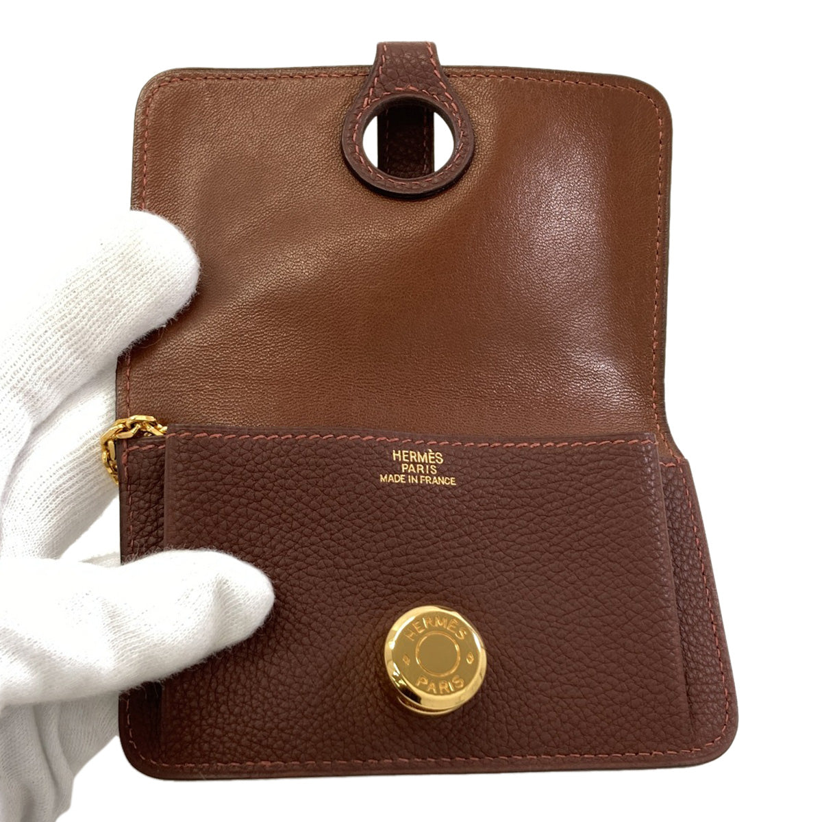 エルメス ドゴン カードケース ゴールド金具 カードケース 中古 商品画像5