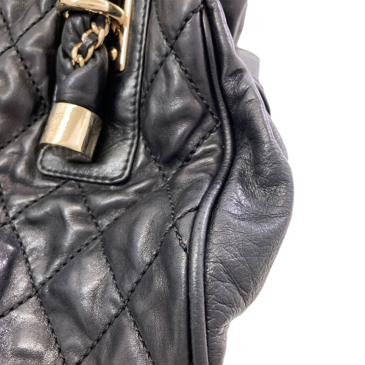 シャネル レディブレイド ゴールド金具 トートバッグ 中古 商品画像16