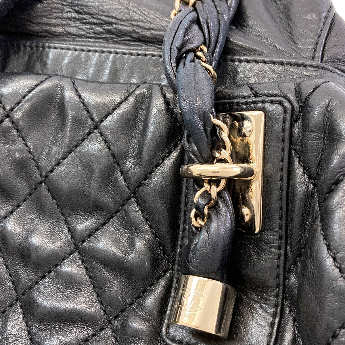 シャネル レディブレイド ゴールド金具 トートバッグ 中古 商品画像18