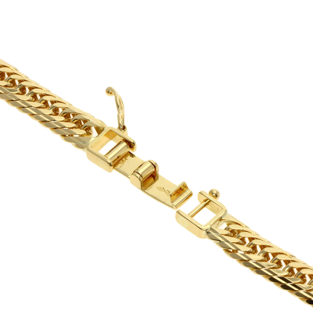 SELECT JEWELRY セレクトジュエリー 喜平 キヘイ トリプル 16面 ネックレス K18YG メンズ 中古