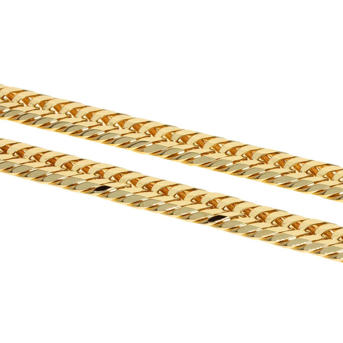 SELECT JEWELRY セレクトジュエリー 喜平 キヘイ トリプル 12面 ネックレス K18YG メンズ 中古