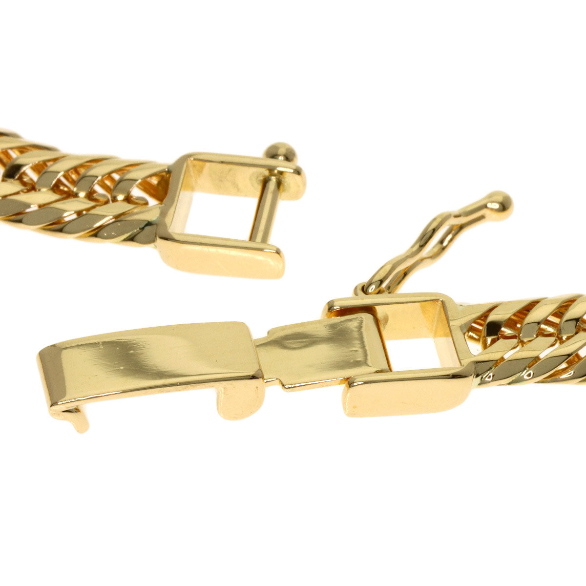 SELECT JEWELRY セレクトジュエリー 喜平 キヘイ トリプル 12面 ネックレス K18YG メンズ 中古