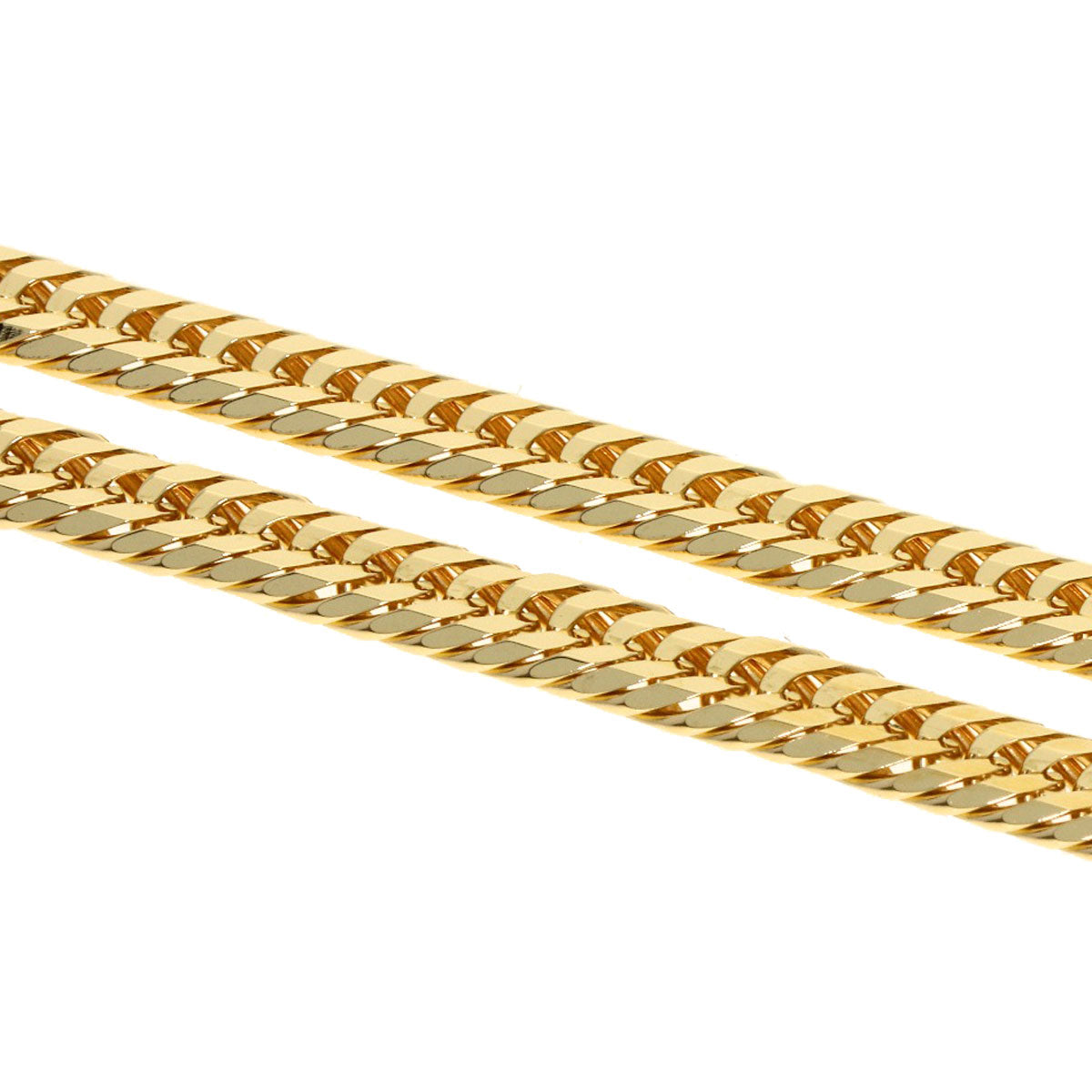 SELECT JEWELRY セレクトジュエリー 喜平 キヘイ トリプル 12面 ネックレス K18YG メンズ 中古