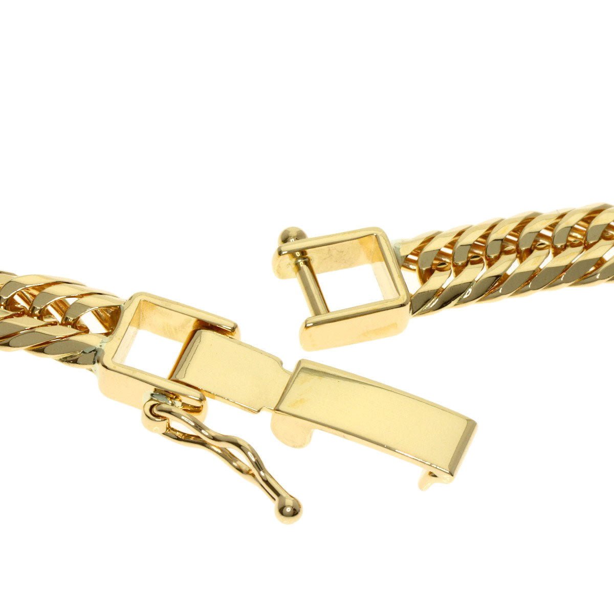 SELECT JEWELRY セレクトジュエリー 喜平 キヘイ トリプル 12面 ネックレス K18YG メンズ 中古