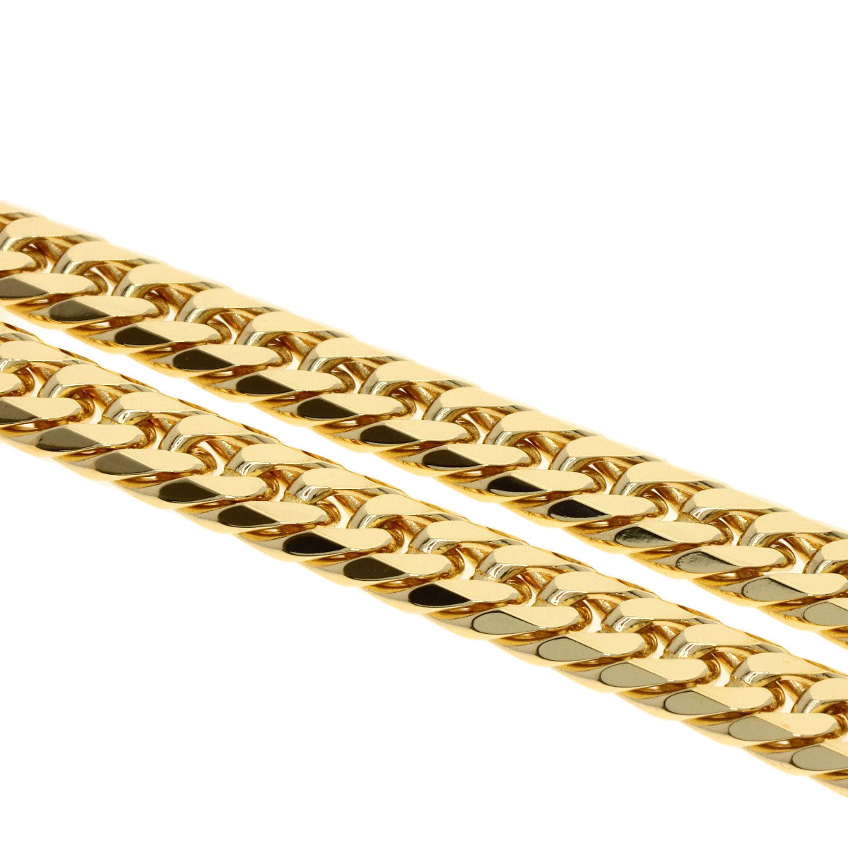SELECT JEWELRY セレクトジュエリー 喜平 キヘイ W6面 ネックレス K18YG メンズ 中古