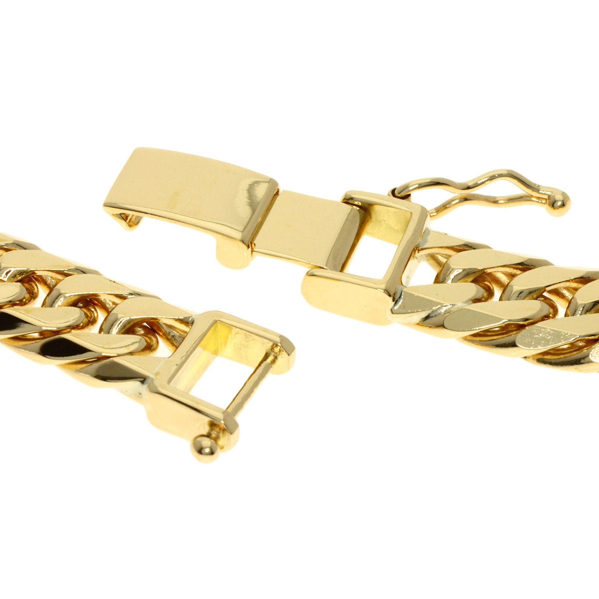 SELECT JEWELRY セレクトジュエリー 喜平 キヘイ W6面 ネックレス K18YG メンズ 中古