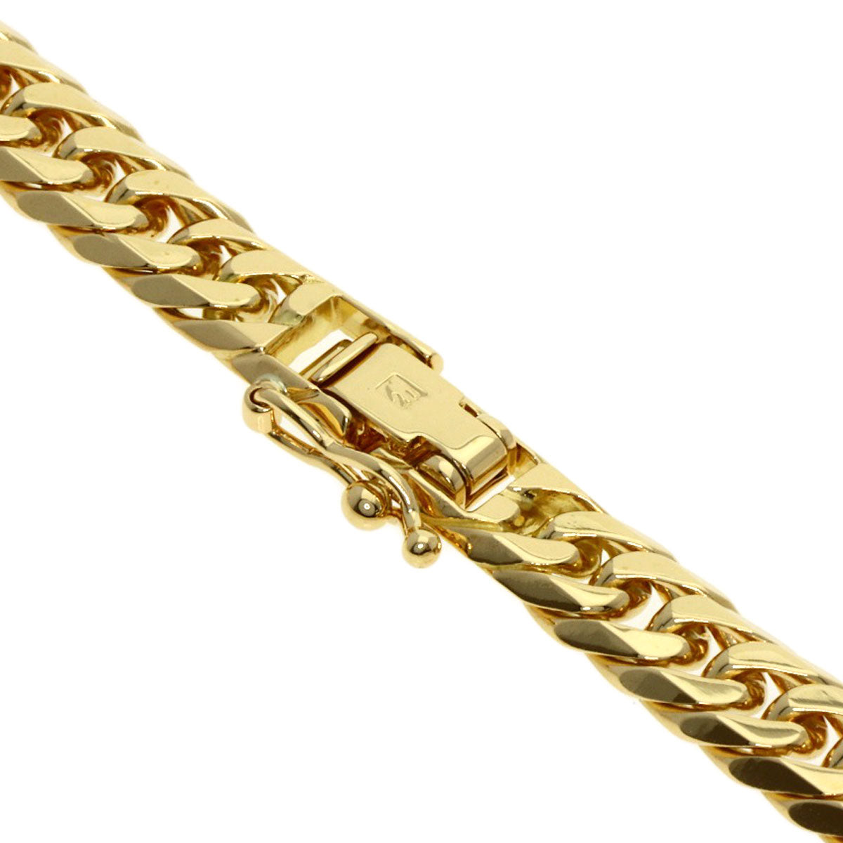 SELECT JEWELRY セレクトジュエリー 喜平 キヘイ W6面 ネックレス K18YG メンズ 中古