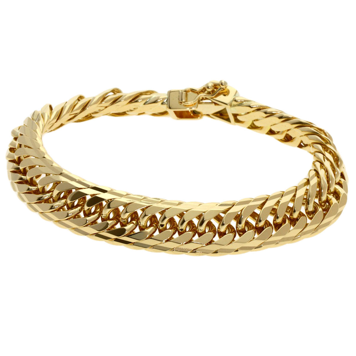 SELECT JEWELRY セレクトジュエリー 喜平 キヘイ トリプル 16面 ブレスレット K18YG メンズ 中古