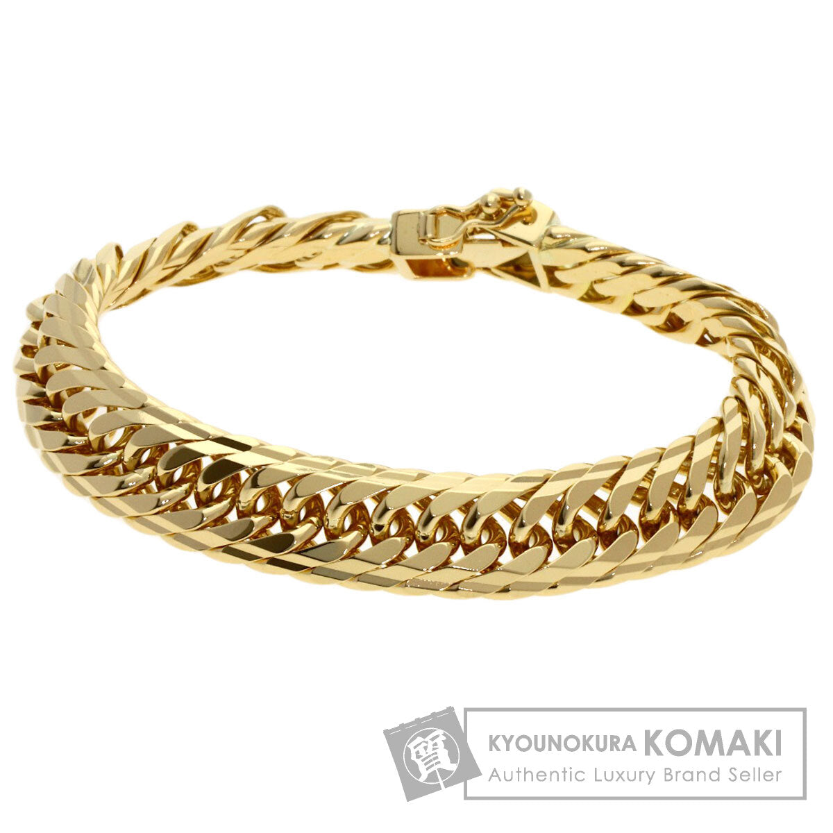 SELECT JEWELRY セレクトジュエリー 喜平 キヘイ トリプル 16面 ブレスレット K18YG メンズ 中古