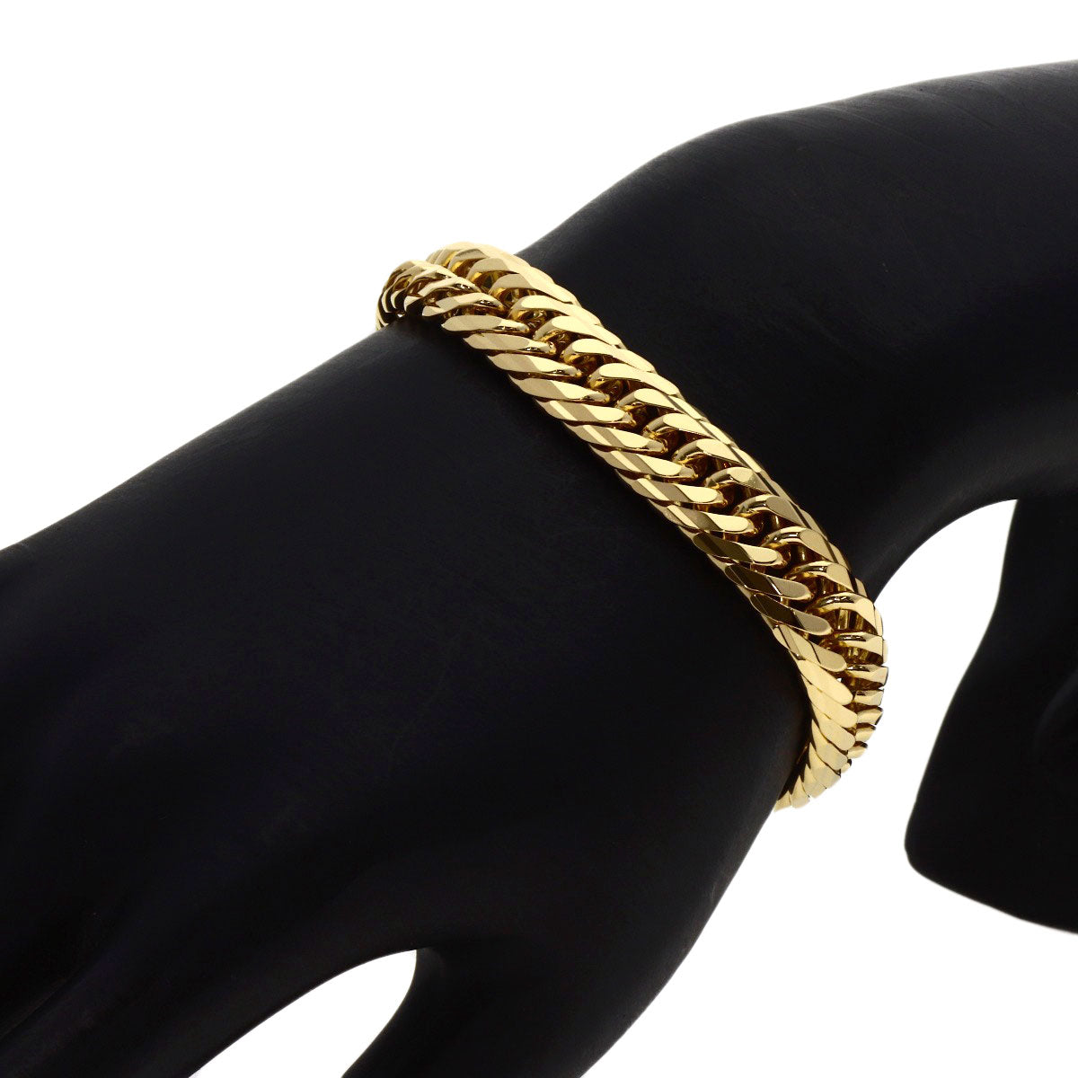 SELECT JEWELRY セレクトジュエリー 喜平 キヘイ トリプル 16面 ブレスレット K18YG メンズ 中古