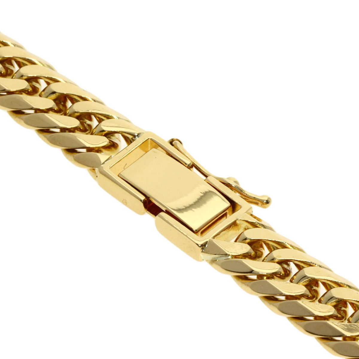 SELECT JEWELRY セレクトジュエリー 喜平 キヘイ W6面 ネックレス K18YG メンズ 中古