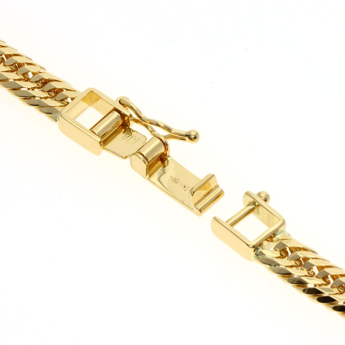 SELECT JEWELRY セレクトジュエリー 喜平 キヘイ トリプル 12面 ネックレス K18YG メンズ 中古